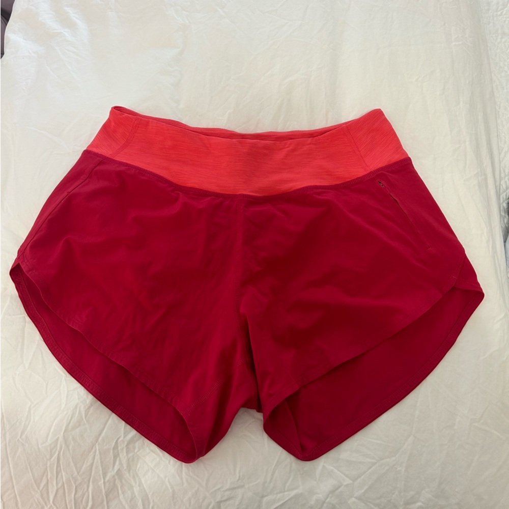 Outdoor Voices Berry Athletic Shorts 4” Inseam